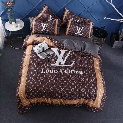 louis vuitton comforter set king size|louis vuitton bedspread set.